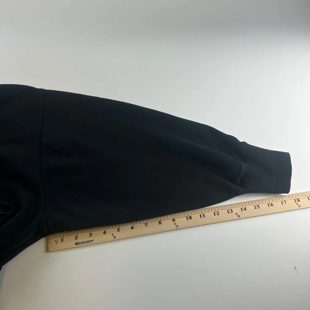 Nike WMNS XS Center Swoosh Sportswear Fleece Oversized Cropped Hoodie Black Boxy